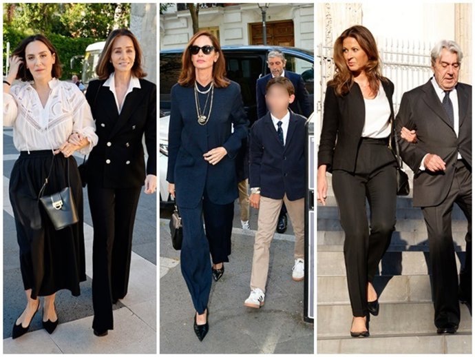 Numerosos rostros conocidos en el funeral en memoria de Alfonso de Borbón y Escasany