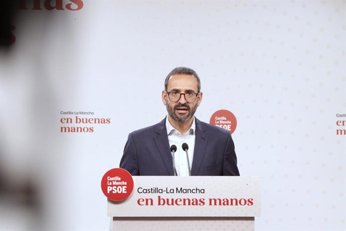 Archivo - Arquivo - O Secretário de Organização do PSOE em Castilla-La Mancha, Sergio Gutiérrez