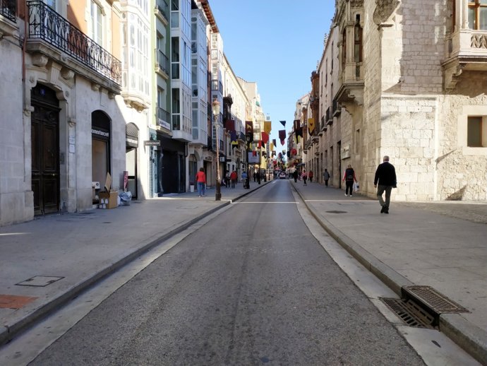 Archivo - Calle Santander de Burgos