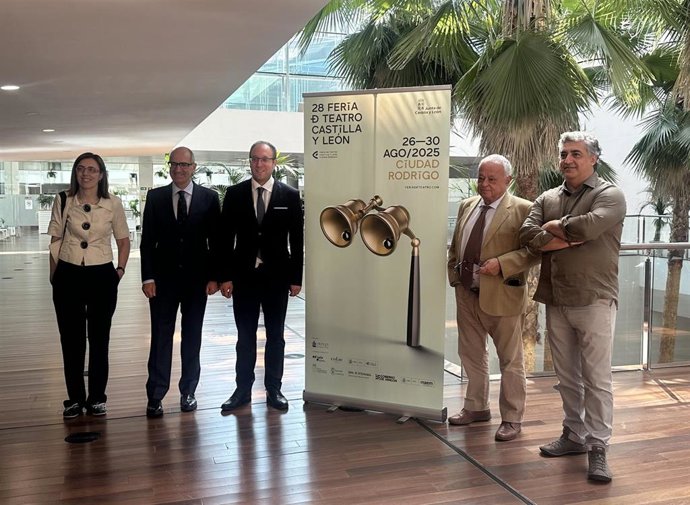 Presentación de la XXVIII Feria de Teatro de Castilla y León en Ciudad Rodrigo (Salamanca).