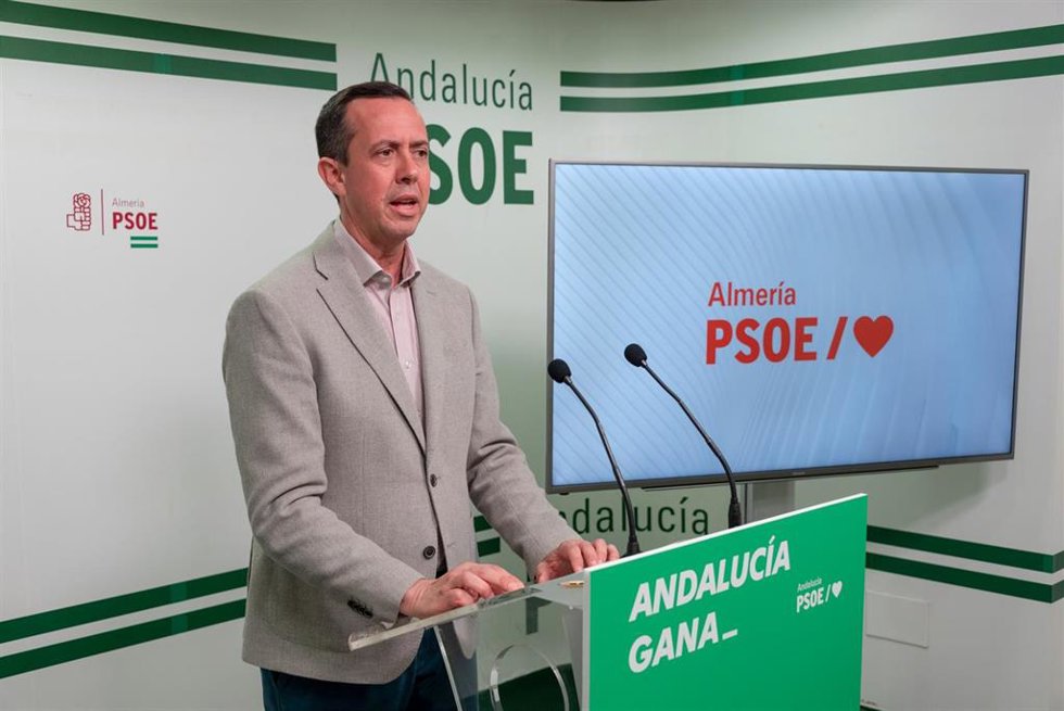 Archivo - El secretario general del PSOE de Almería, José María Martín, en una imagen de archivo.