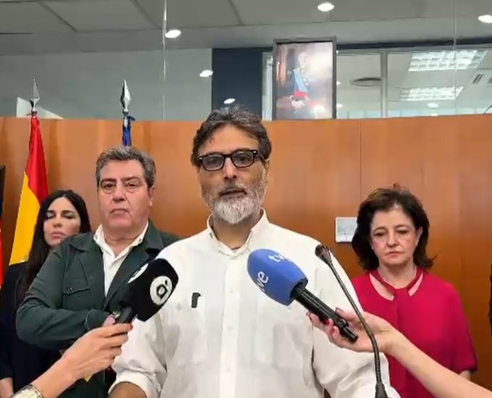 El portaveu de Vox a Massamagrell, José Manuel Palanca, compareix a l'Ajuntament