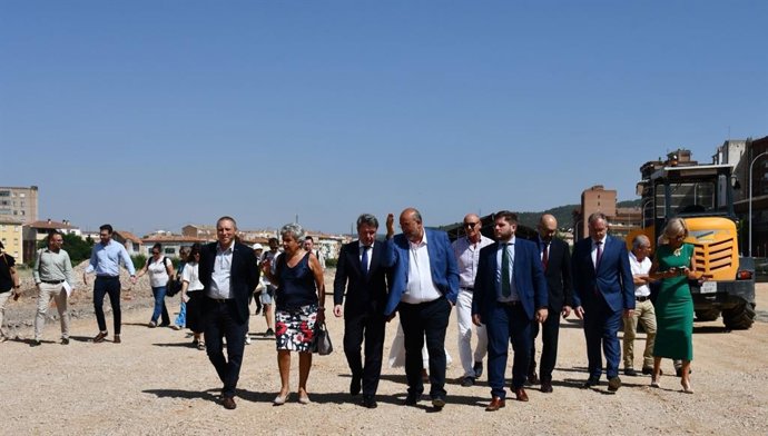 Visita a las obras que unirán la estación de alta velocidad con el centro de Cuenca.