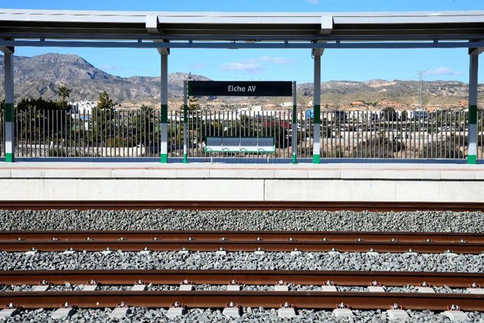 Archivo - Arxiu - Estació d'AVE d'Elx, en una imatge d'arxiu