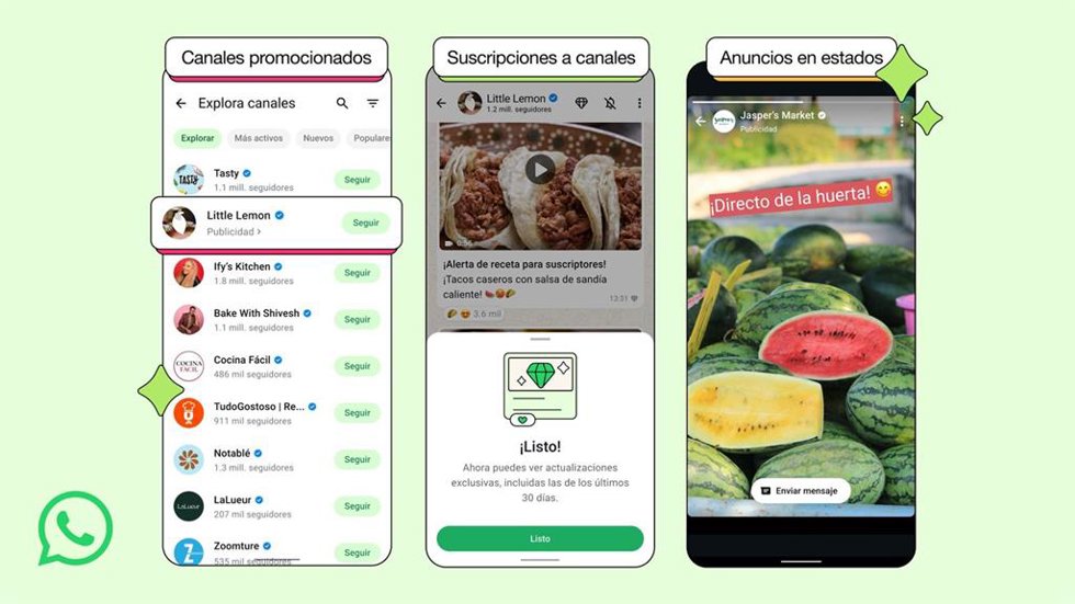 Las nuevas funciones presentadas por WhastApp.