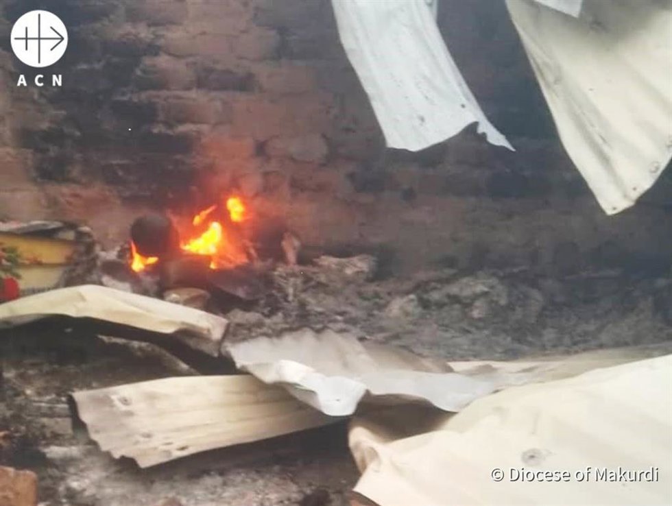 Imagen de la masacre en Benue (Nigeria).
