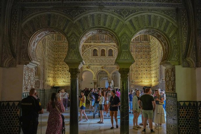 Archivo - Imagen de recurso del Real Alcázar de Sevilla. A 08 de mayo de 2024, en Sevilla (Andalucía, España).