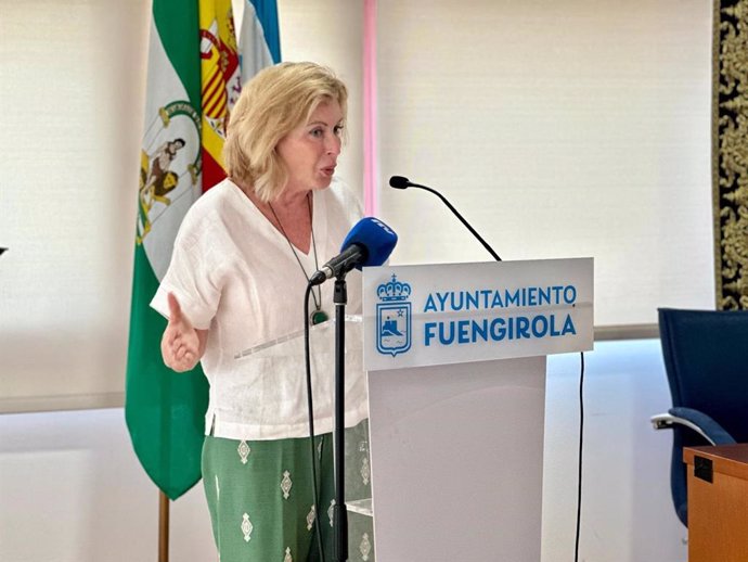 La delegada de Empleo, Empresa y Trabajo Autónomo de la Junta en Málaga, Carmen Sánchez Sierra, en un acto en Fuengirola.