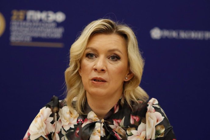 Archivo - Arquivo - Maria Zakharova, porta-voz do Ministério das Relações Exteriores da Rússia (arquivo)