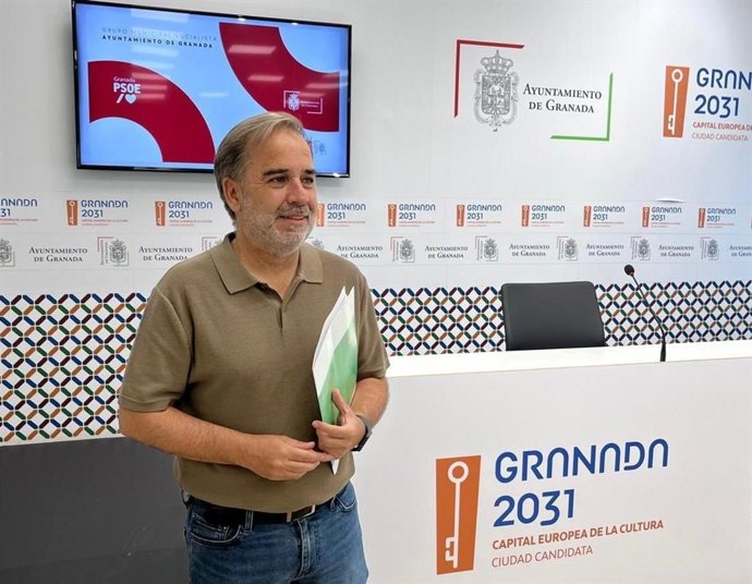 El edil del PSOE en Granada Jacobo Calvo