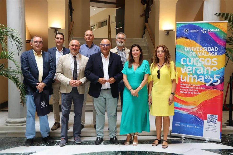 Presentación de los Cursos de Verano de la UMA en la localidad de Vélez-Málaga.