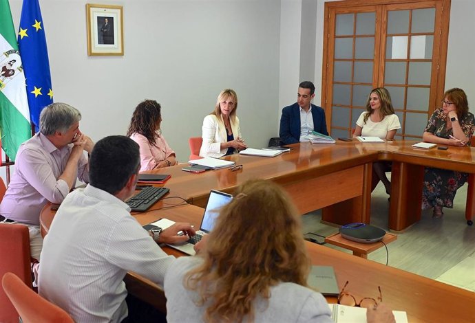 Reunión entre la Oficina Técnica de Jerez2031 y la Fundación Provincial de Cultura de Diputación.