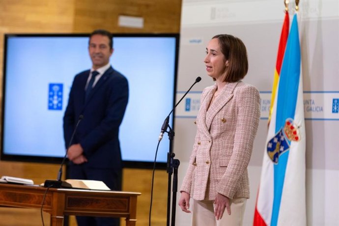 Patricia García Sánchez, en su toma de posesión como directora xeral de Pesca en enero de 2025