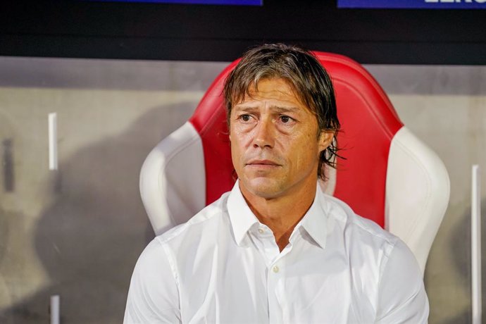 Archivo - Coach Matias Almeyda of AEK Athens during the UEFA Champions League, Play-offs, 1st leg football match between Royal Antwerp FC and AEK Athens on August 22, 2023 at Bosuilstadion in Deurne, Belgium - Photo Joris Verwijst / Orange Pictures / DPPI