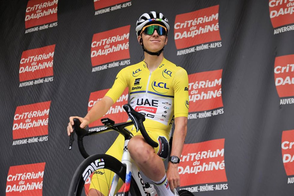 Tadej POGACAR, UAE Team Emirates - XRG, during the presentation team, during the Critérium du Dauphiné 2025
