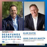 Alan Gilpin y Juan Carlos Martín, protagonistas este miércoles de los Desayunos Deportivos de EP
