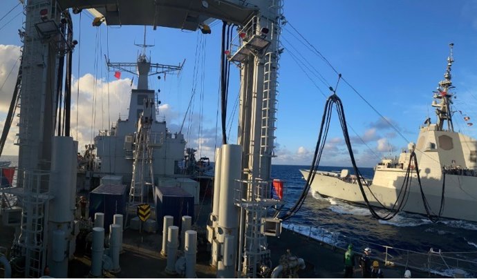 Ejercicio SINKEX25 de la Armada en aguas al suroeste de Canarias