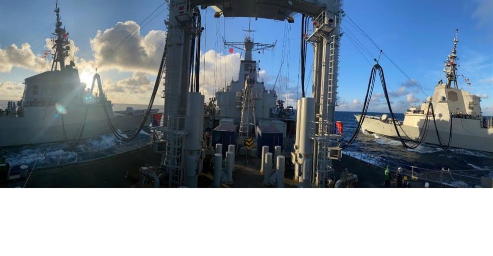 Ejercicio SINKEX25 de la Armada en aguas al suroeste de Canarias