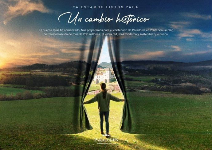 Paradores lanza su nueva campaña de marca para destacar su proyecto de renovación de cara al centenario por 250 millones.