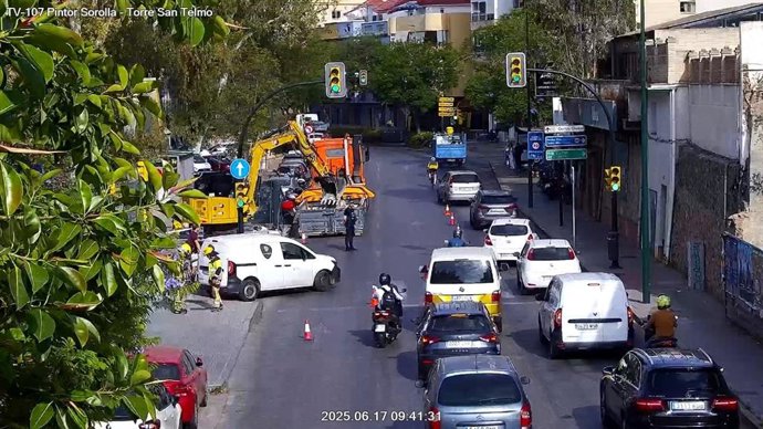 Dos cartiles corrados a la altura de los Baños del Carmen por un escape de gas.