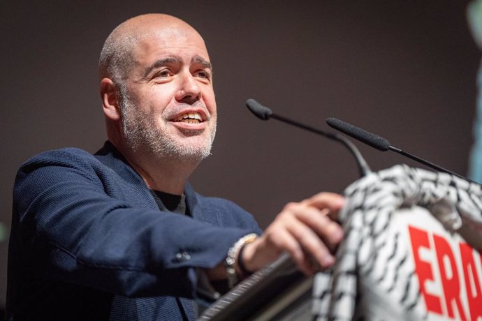 Archivo - El secretari general de CCOO, Unai Sordo