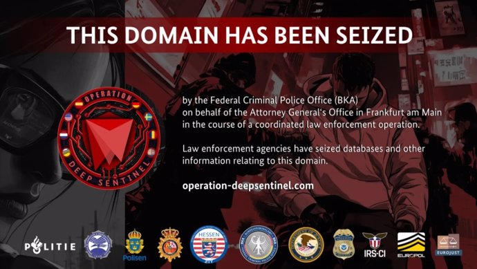 Imatge web del desmantellament del portal 