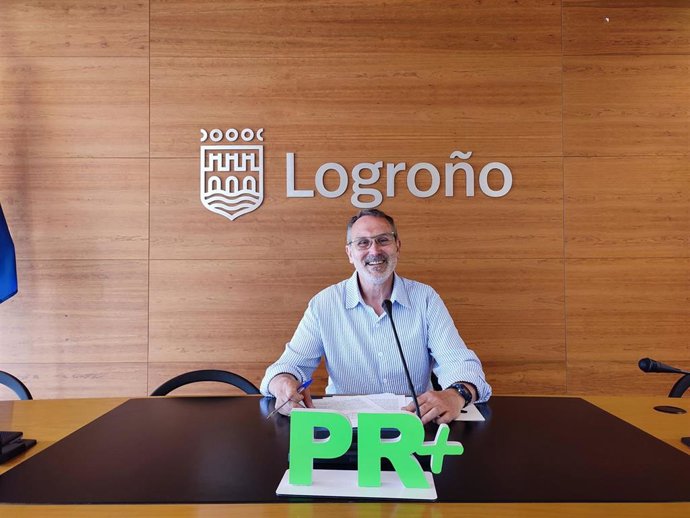 El portavoz del PR+, Rubén Antoñanzas, en el balance de dos años del Gobierno de Escobar