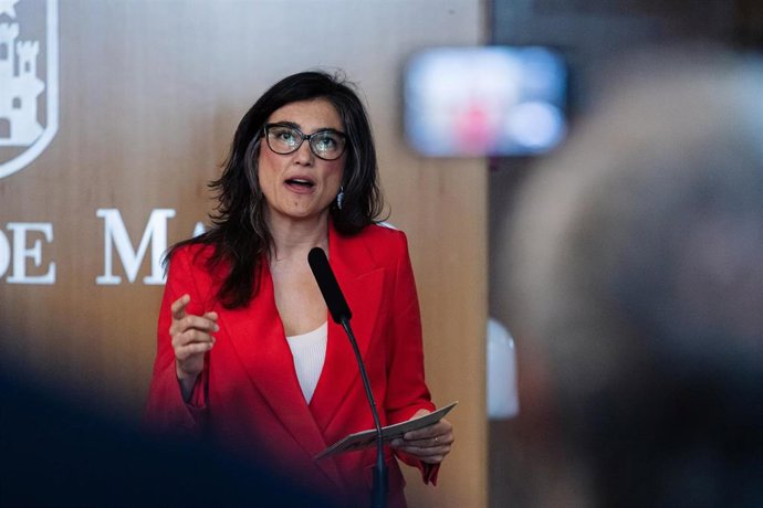 Archivo - La portavoz de Más Madrid en la Asamblea, Manuela Bergerot.