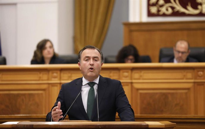 Archivo - El diputado de Vox David Moreno.