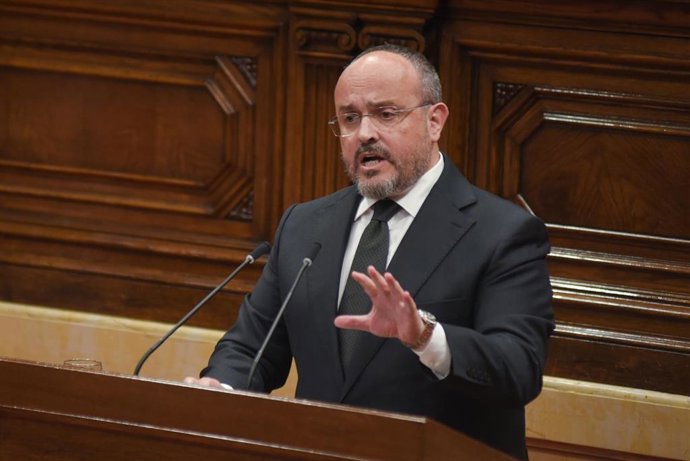 Archivo - El presidente del Partido Popular catalán, Alejandro Fernández