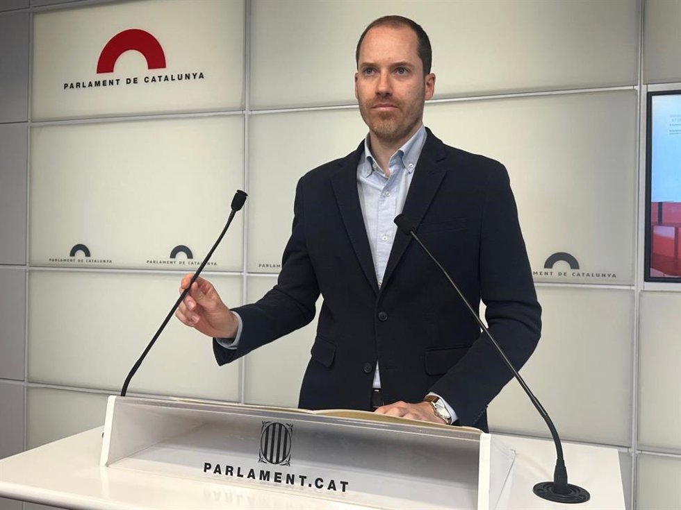 El portavoz del PP en el Parlament, Juan Fernández