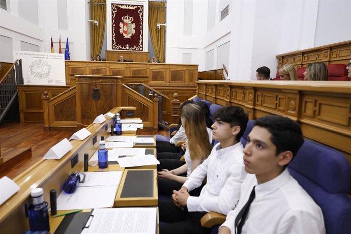 Apertura de la Final de Debate Escolar de Guadalajara en las Cortes