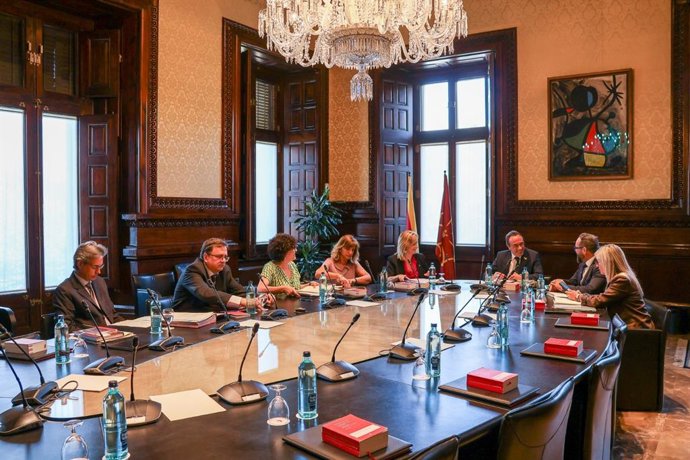 Reunión de la Mesa del Parlament