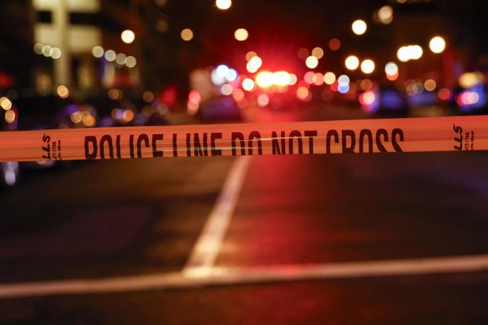 Imagen de archivo de una zona acordonada por la Policía de EEUU.