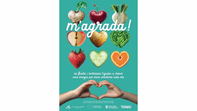 Archivo - Cartell de la campanya 'M'agrada' 