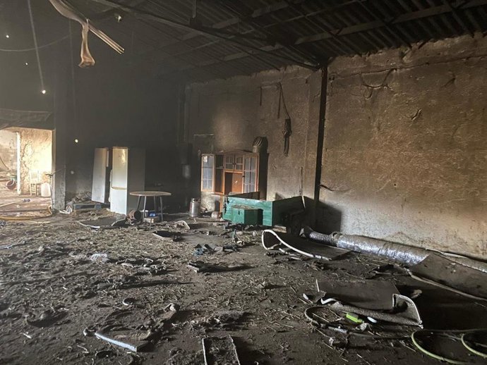 Estado en el que ha quedado la nave