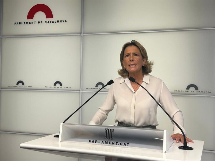 La diputada de Vox en el Parlament María García Fuster