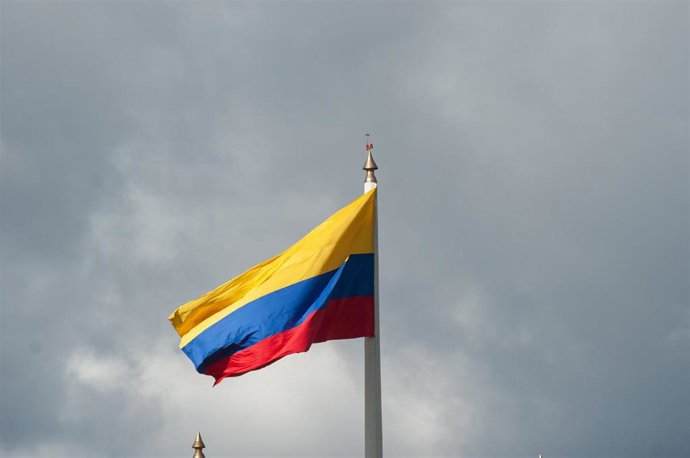 Archivo - Bandera de Colombia.