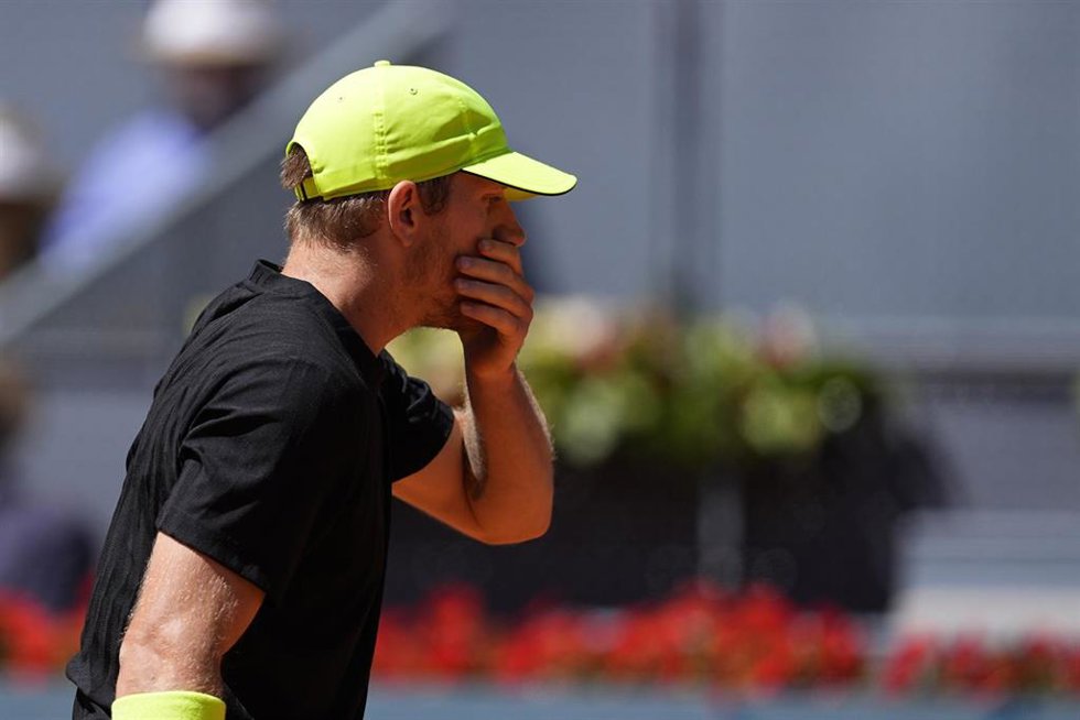 Archivo - Alejandro Davidovich Fokina durante el Mutua Madrid Open.