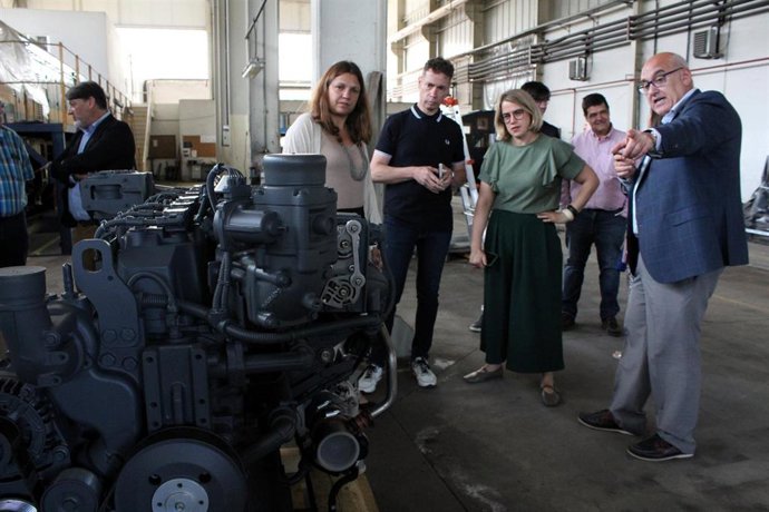 ITJ y Ciuden presentan en Villablino (León) el motor de combustión interna de hidrógeno verde del proyecto Hycerail.