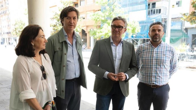 El portavoz de Vox en Andalucía, Manuel Gavira, este martes en Huelva.