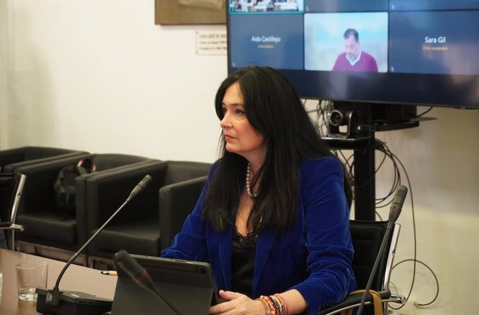 Archivo - La alcaldesa de Huesca, Lorena Orduna.