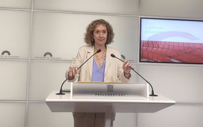 La portaveu d'ERC al Parlament, Ester Capella