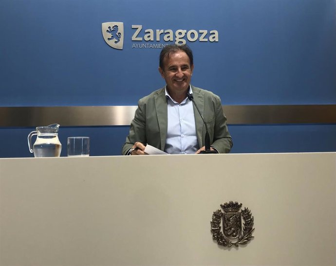 El consejero de Presidencia del Ayuntamiento de Zaragoza, Ángel Lorén
