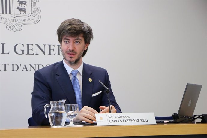 El síndic general d'Andorra, Carles Ensenyat