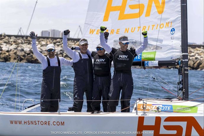Los canarios 'HSN Sailing Team' ganan el Campeonato Nacional Open de España de J70 - Trofeo Maeloc