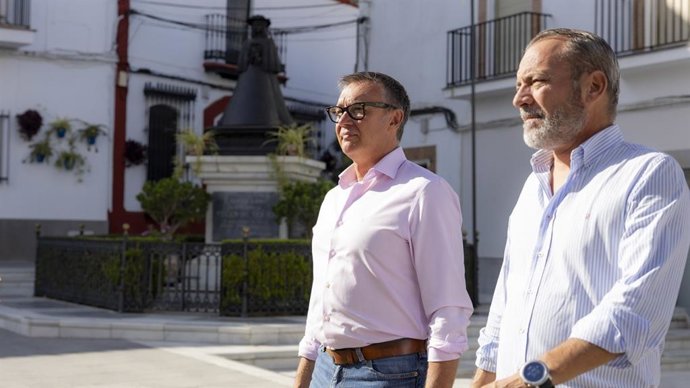 Archivo - El portavoz de Vox en el Parlamento de Andalucía, Manuel Gavira, en Almonte (Huelva), en una imagen de archivo.