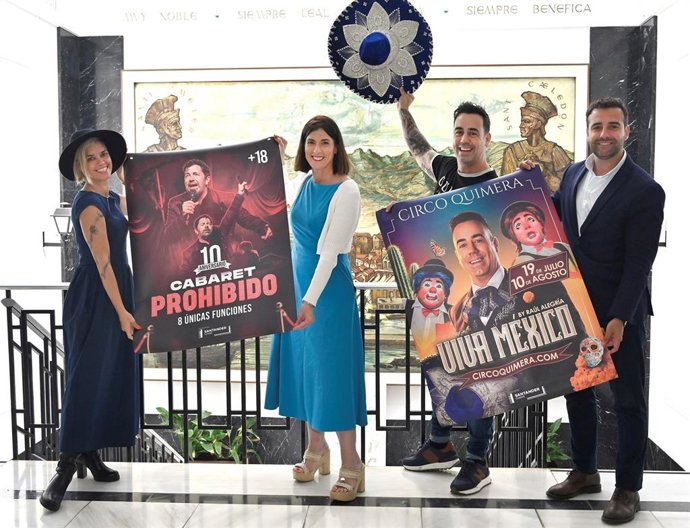 Presentación de la nueva producción del circo de Raúl Alegría, 'Viva México'