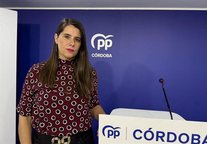 La secretaria general del PP de Córdoba, Araceli Cabello.