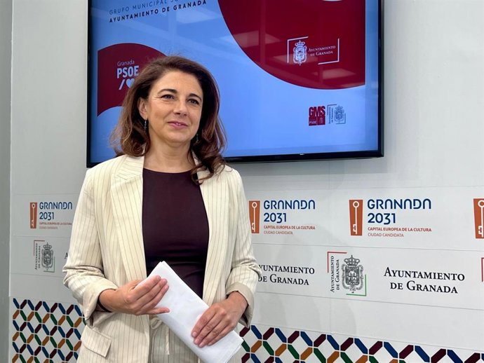 La portavoz del PSOE en el Ayuntamiento de Granada, Raquel Ruz